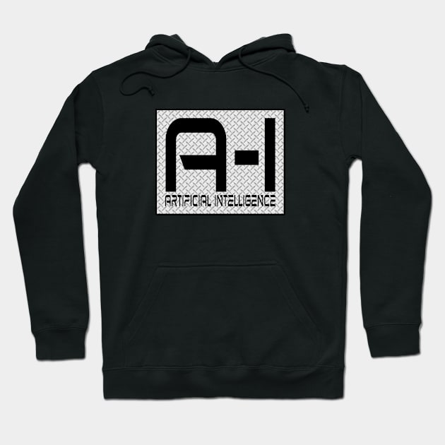 AI Artificial Intelligence Science Fiction Hoodie by PlanetMonkey